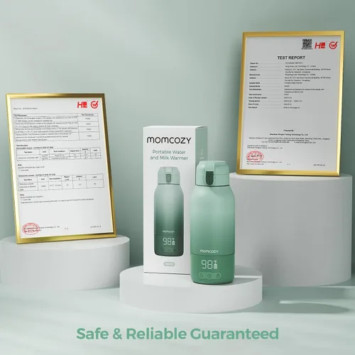 Vista 9 de Momcozy Calentador de Leche Portátil para Viajes – Modos de Calentamiento Dual para Leche Materna y Agua, Calentador de Biberones Portátil