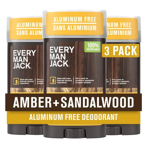 Vista 26 de Every Man Jack Desodorante para Hombre de Ámbar + Sándalo - Mantén la Frescura con Desodorante sin Aluminio Para Todos los Tipos de Piel - Elimina