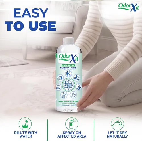 Vista 7 de Eliminador concentrado de olores de orina de mascotas, ideal para gatos, perros y olor a orina, neutralizador de olores versátil y natural para uso