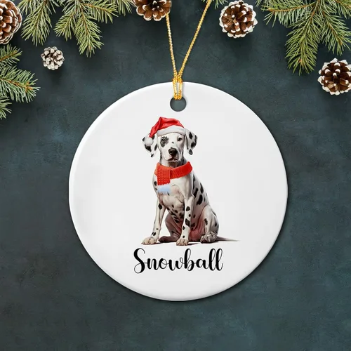 Vista 20 de Bichon Frise - Adorno de cerámica de Navidad 2025, adornos personalizados de Bichon Frise regalos para los amantes de los perros, bonito adorno