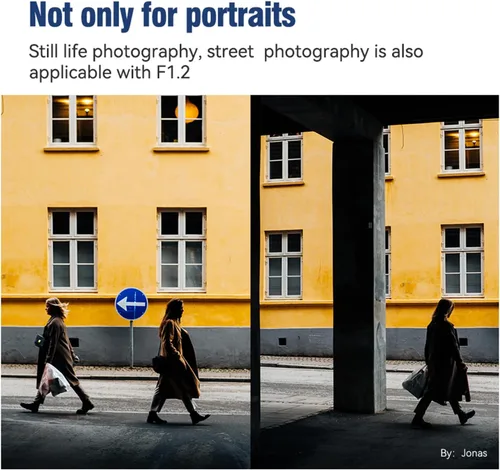 Vista 2 de TTArtisan 50mm F1.2 APS-C Lente de Enfoque Manual para Cámaras de Montura MFT M43 Como EPM1 EPM2 EPL1 EPL2 EPL3 EPL5 EPL6 EPL7 EPL8 EPL9 E-P1 E-P2