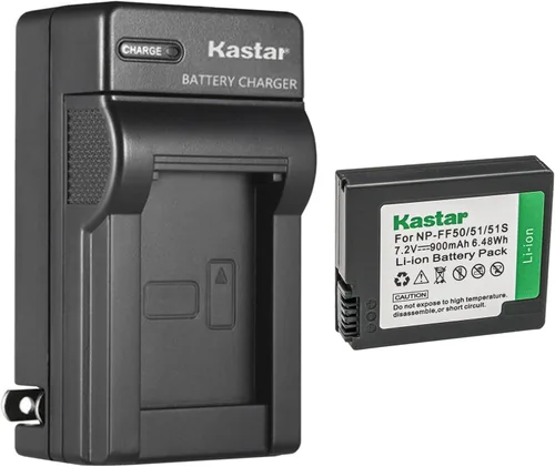 Vista 8 de Kastar Reemplazo del cargador de batería de pared de CA para cámara Sony DCR-IP7, DCR-IP7BT, DCR-IP7E, DCR-PC106, DCR-PC106E, DCR-PC107, DCR-PC107E