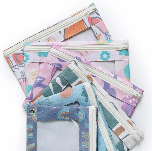 Vista 6 de Mr. Pen - Estuche para lápices de 2 piezas - Estuche con cremallera para lápices para carpeta de 3 anillas