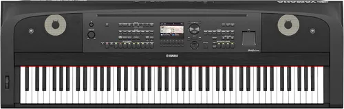 Vista 4 de Yamaha DGX670B Piano digital con peso de 88 teclas, negro (el soporte se vende por separado) y pedal de sostenimiento compacto FC5 para teclados