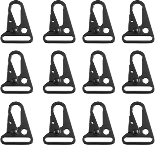 Vista 10 de TRIWONDER Clips de boca ampliados HK Gancho de alta resistencia Ganchos a presión Clips de honda para Paracord al aire libre bolsa mochila