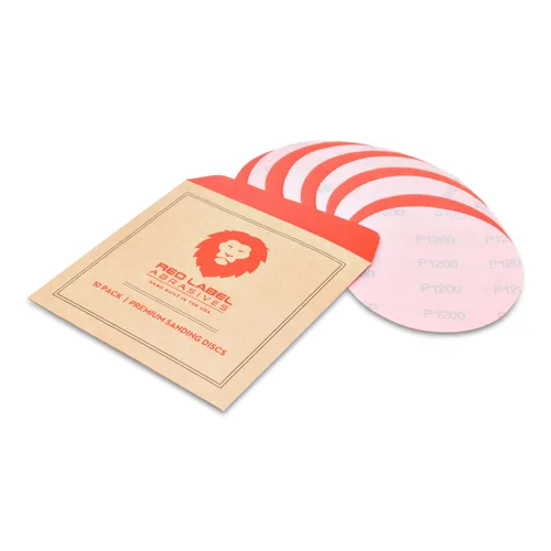 Vista 12 de Discos de lijado húmedos con gancho y bucle (velcro) de 5 pulgadas, 10