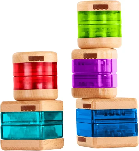 Vista 9 de Juguetes de madera sorpresa con formas Fisher-Price