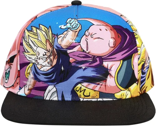 Vista 2 de Dragon Ball Z Majin Buu & Goku - Gorra de béisbol con panel de sublimación, multicolor