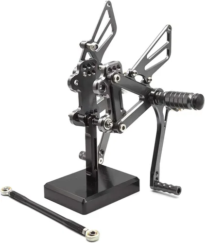 Vista 7 de FXCNC Juego de estriberas ajustables CNC Billet para motocicleta, reposapiés trasero compatible con Ninja ZX6R ZX-6R ZX636 1999-2002, Ninja ZX9R