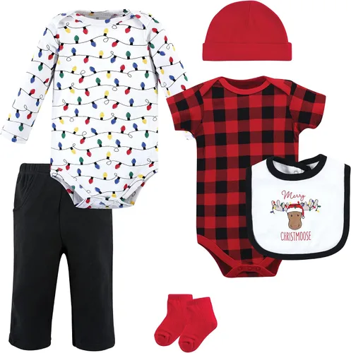 Vista 71 de Hudson Baby Juego de canastilla de algodón unisex para bebé Arcos de ballet Bunny