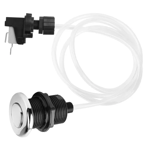 Vista 9 de Fuoequl Interruptor de Botón de Encendido y Apagado de 16A Chorro de Hidromasaje para Bañera de Spa con Hidromasaje (Negro) (Coloración, Negro)