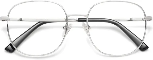 Vista 6 de SOJOS Classic Square Blue Light Blocking Glasses for Women Men Stylish Computer Glasses SJ1137