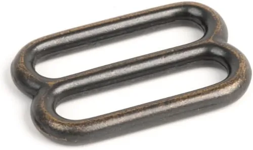 Vista 11 de Country Brook Design - Diapositivas redondas de metal con boca ancha Chapado en níquel