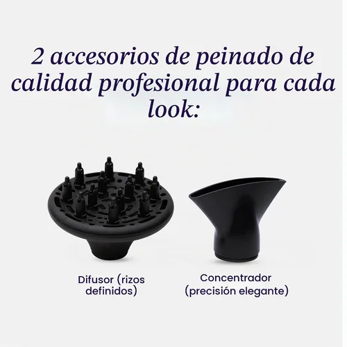 Vista 5 de Hot Tools Pro Artist Black Gold 2100 Turbo Ceramic + Ionic Secador de pelo Secado rápido, ligero