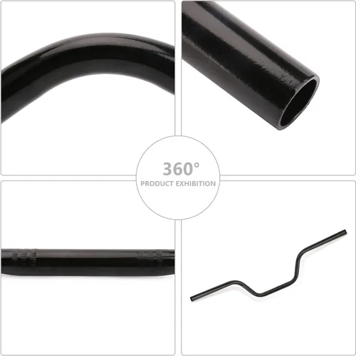 Vista 4 de AnXin - Manillar de motocicleta de 7/8" de elevación alta, tipo Tracker, universal para Sportster XL 883 1200, Cruiser, Bobber, Chopper