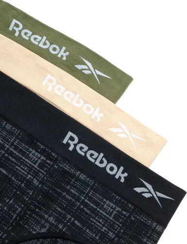 Vista 2 de Reebok Ropa interior para mujer - Calzoncillos hipster sin costuras (paquete de 3)