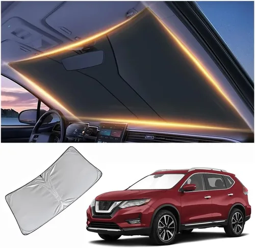 Vista 59 de Parasol para parabrisas para BMW X1 E84 para ventana delantera 2016-2024 2025 2026 X1 E84, protector de parabrisas para automóvil, accesorios