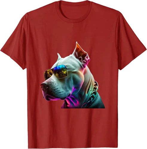 Vista 67 de Dogo Argentino Dogs Dogo Argentinos Camiseta, Negro