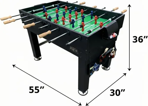 Vista 2 de KICK Decagon - Mesa multijuego 10 en 1 de 55 pulgadas