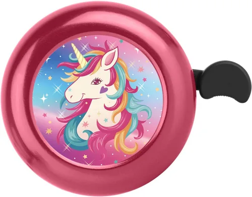Vista 14 de Unicorn Bike Bell for Kids Girls Boys Flor