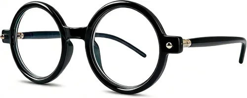 Vista 8 de Gafas de bloqueo de luz azul para mujeres y hombres, Negro/Ovalado