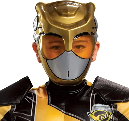 Vista 3 de Power Rangers Classic Beast Morphers Gold Ranger - Disfraz para niño