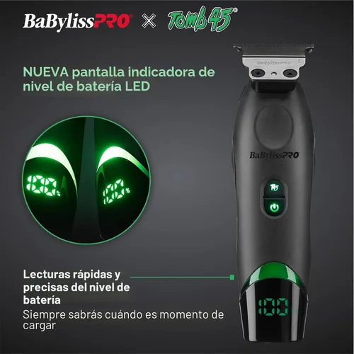 Vista 4 de BaBylissPRO Tomb45 - Cortadora de pelo para hombre, hoja en T invertida, motor de doble velocidad