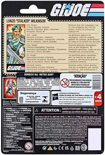 Vista 3 de Hasbro Lonzo Stalker Wilkinson Retro Collection de G.I.Joe