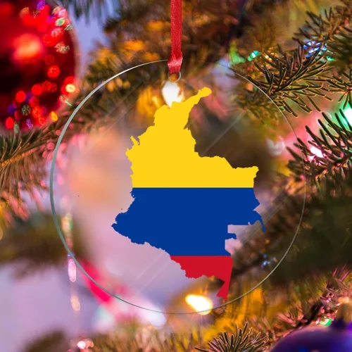 Vista 10 de Silueta de la bandera de Bután, adornos para árbol de Navidad, bandera nacional, recuerdo, decoraciones de Navidad, adornos acrílicos de Bután