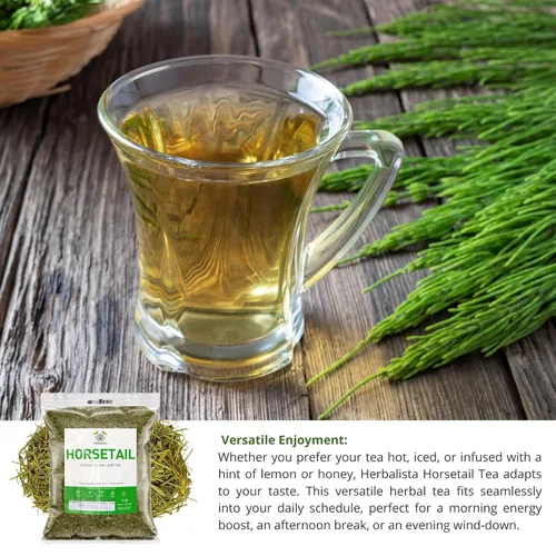 Vista 6 de Título: Herbalista Premium Té de cola de caballo suelto (2 oz 2.01 oz) Té de hierbas 100% natural Cola de Caballo Hierba de afeitar Hace