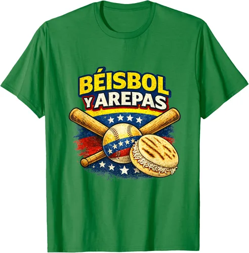 Vista 60 de Camiseta Beisbol y Arepas Venezuelas Baseball Pride Team 2026