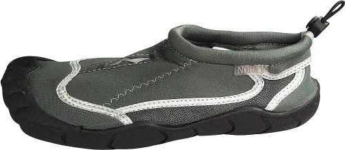 Vista 7 de NORTY Zapatos acuáticos para hombre, calcetines de natación acuáticos, para playa, barco y piscina, diseño descalzo, Skeletoe, esenciales