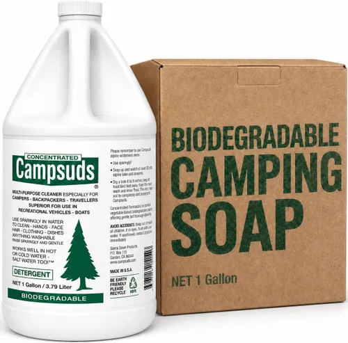 Vista 11 de Sierra Dawn Outdoor Soap - Premium Biodegradable Camping & Backpacking Essential - All-Purpose Natural Soap for Dishes, Clothes & Personal Care