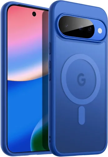 Vista 8 de JETech Funda magnética para Google Pixel 8 de 6.2 pulgadas 2023, compatible con MagSafe, translúcida mate trasera a prueba de golpes (Hazel)