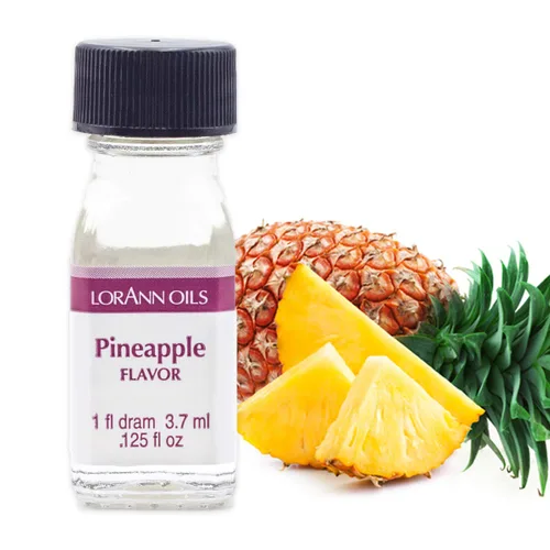 Vista 2 de LorAnn Pineapple SS Flavor, 1 botella de dram (0.0125 fl oz - 0.1 fl oz - 1 cucharadita)