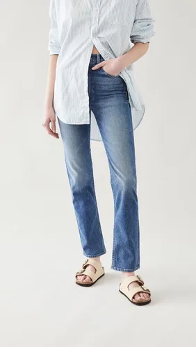 Vista 2 de MOTHER Jeans de cintura alta para mujer Negro
