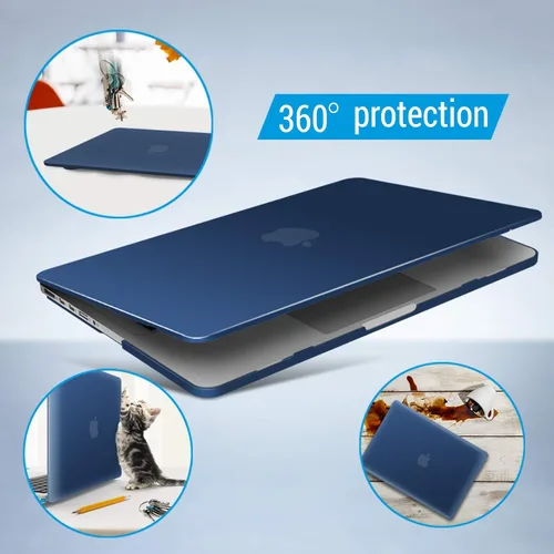 Vista 164 de IBENZER - Compatible con Funda para MacBook Pro de 13 Pulgadas 2015 2014 2013 Finales 2012 A1502 A1425, Carcasa Rígida con Cubierta para Teclado