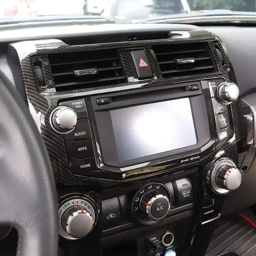 Vista 5 de Voodonala Para 4Runner ABS Control Central Navigation Dashboard Instrumento Fascia Panel Cubierta Trim para 2010-2019 Toyota 4Runner Accesorios