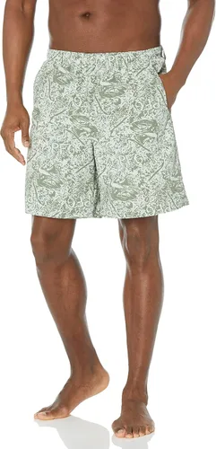 Vista 23 de Columbia Super Backcast - Pantalón corto de agua para hombre Impresión de tinte negro