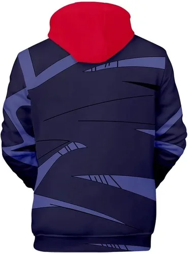 Vista 3 de CHLOBLOM Anime Cosplay Costume 3D Hoodie Halloween Pullover Sweatshirt