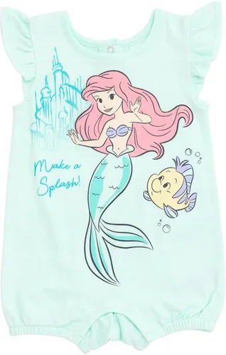 Vista 2 de Disney Paquete de 2 mamelucos de princesa Minnie Mouse Ariel para bebés recién nacidos a bebés