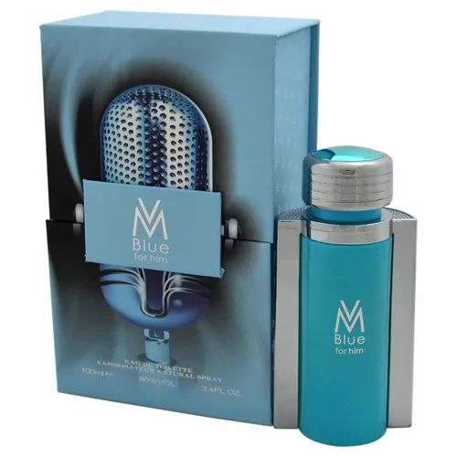 Vista 3 de Victor Manuelle Vm Blue for Him for Men - Aerosol EDT, 3.4 onzas