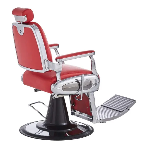 Vista 7 de Dir Silla de peluquería, sillas de peluquería resistentes color rojo Titan