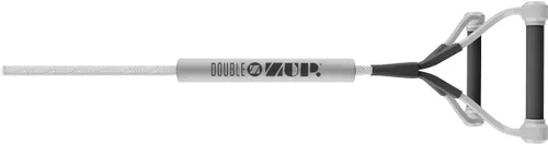 Vista 2 de ZUP DoubleZUP Soft Float Tow Handle with 9" Double Handle Design and 60' Low-Stretch Tow Rope Mainline for Wakeboards, Kneeboards, Water Skiing, and