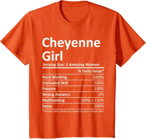 Vista 29 de CHEYENNE GIRL WY WYOMING - Camiseta divertida de regalo de City Home Roots USA, Negro, S