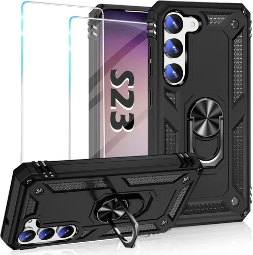 Vista 10 de Funda para Samsung Galaxy S21 5G resistente con protector de pantalla integrado, armadura dura, funda anticaída militar para Samsung S21 5G 6.2 2021