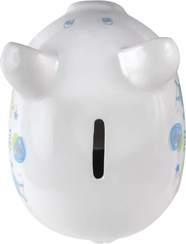 Vista 3 de Baby Essentials Mi primera alcancía, las primeras alcancías de bebé para niños y niñas (Azul)