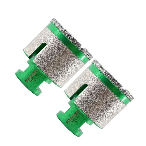 Vista 12 de Broca de núcleo de diamante – Broca de fresado de dedo de diamante de diámetro 1-3/8 pulgadas X5/8-11 rosca para agrandar dar forma bisel redondo