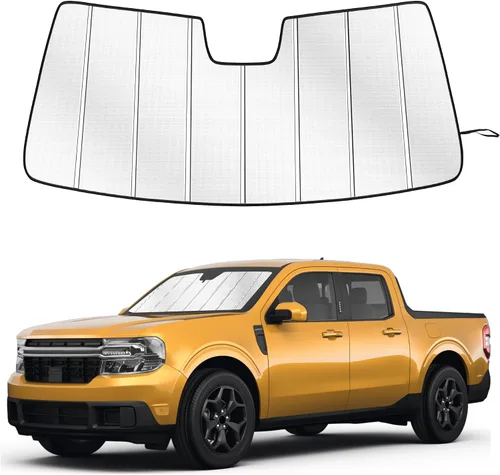 Vista 24 de Parasol para parabrisas para Honda CR-V 2017-2022, diseño plegable de acordeón de ajuste personalizado, accesorios de automóvil, protector de visera