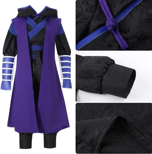 Vista 5 de Cos-Animefly Anime Scissor Seven Killer Seven Sudadera con capucha para disfraz de Halloween para adultos